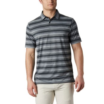 Columbia Muške Polo Majice - Omni-Wick Chatter Crne | WLZO-29675